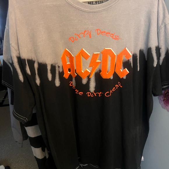 Rue21 Other - Rue21 Gray and Black ACDC Graphic Tee